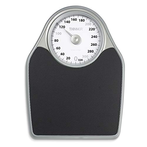 Thinner Extra-Large Dial Analog Precision Bathroom Scale, Analog Bath Scale, ...