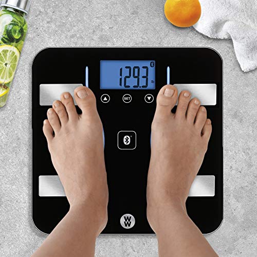 WW Scales by Conair Bluetooth Body Analysis Bathroom Scale, Measures Body Fat...