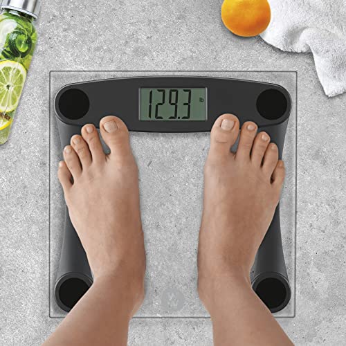 WW Scales by Conair Digital Glass Bathroom Scale, 400 Lbs. Capacity, Digital ...