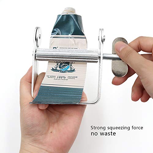 WYBG Toothpaste Squeezer, Aluminium Alloy Squeezer Roller, Toothpaste Dispens...