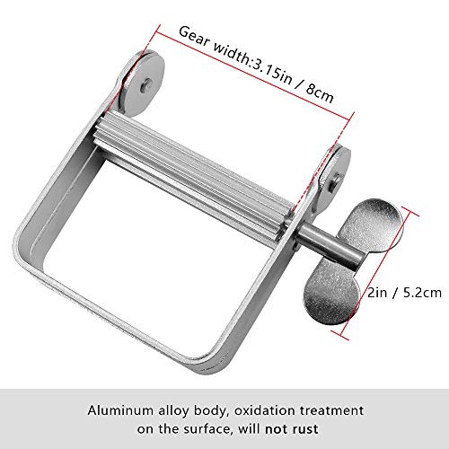 WYBG Toothpaste Squeezer, Aluminium Alloy Squeezer Roller, Toothpaste Dispens...