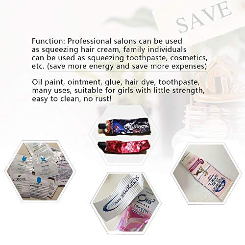 WYBG Toothpaste Squeezer, Aluminium Alloy Squeezer Roller, Toothpaste Dispens...