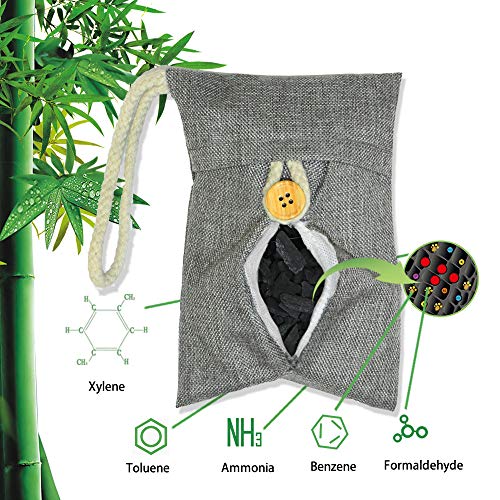 wyewye Activated Bamboo Charcoal Air Purifying Bag Charcoal bags Odor Absorbe...