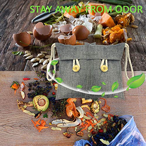 wyewye Activated Bamboo Charcoal Air Purifying Bag Charcoal bags Odor Absorbe...