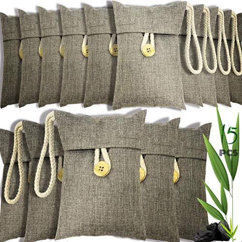 wyewye Activated Bamboo Charcoal Air Purifying Bag Charcoal bags Odor Absorbe...