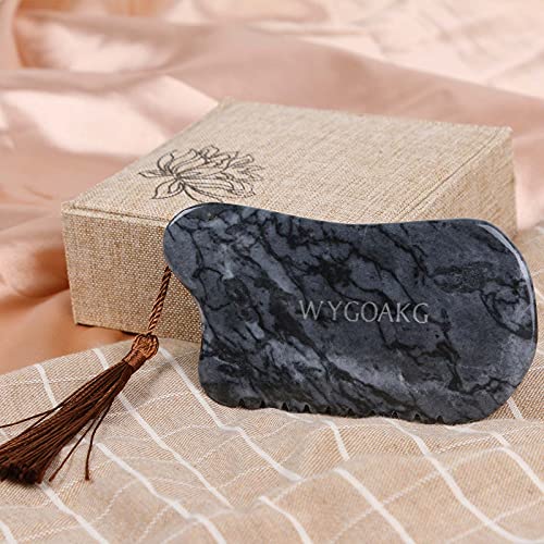 Gua Sha Facial Tools,Gua Sha Stone Massage Tool Comb Edge,Guasha Tool for Fac...
