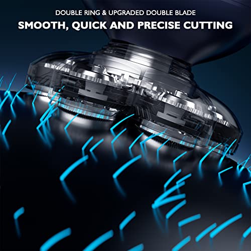 Head Shaver 7D, Wyklaus Upgrade 10 in 1 Head Shavers for Bald Men, Head Elect...