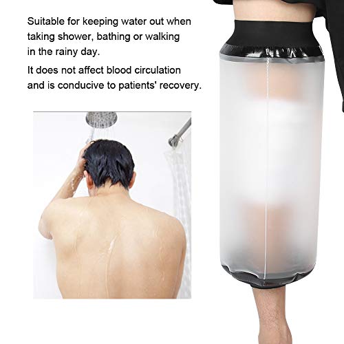 Knee Cast Cover, Adult Shower Waterproof Knee Cast Covers, Swimming Cast Prot...