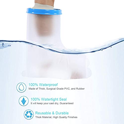 Waterproof Leg Cast Cover, Cast Protector for Shower, Cast Protector Keep Cas...