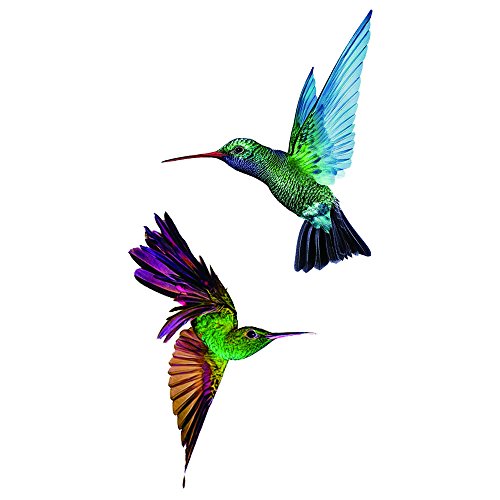Wyuen 24 Sheets Hummingbirds Temporary Tattoo Sticker for Women Children Tatt...