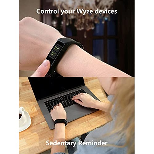 WYZE Band Fitness Tracker with Alexa Built-in, Activity Tracker Watch with He...