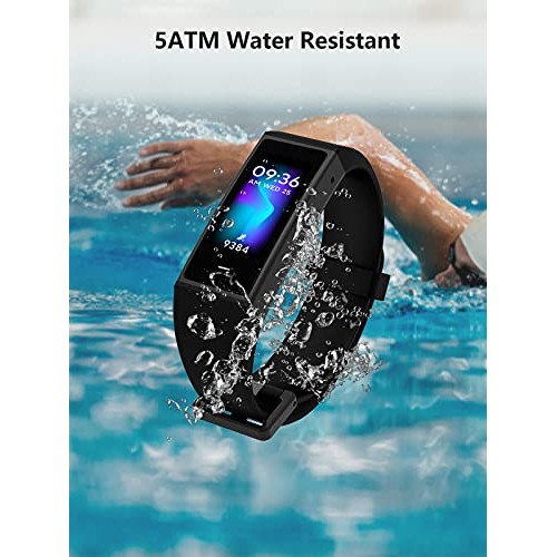 WYZE Band Fitness Tracker with Alexa Built-in, Activity Tracker Watch with He...