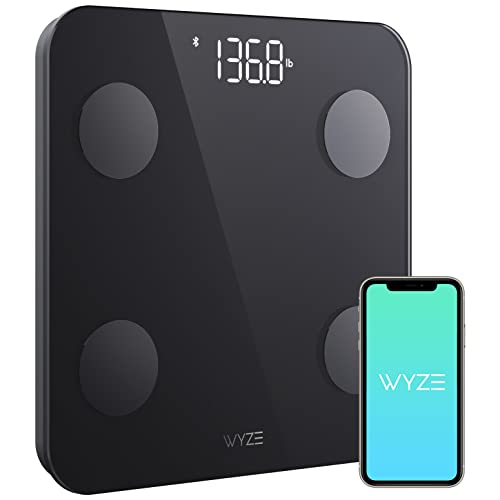 WYZE Smart Scale S for Body Weight, Body Fat Monitor, Accurate Digital Bathro...
