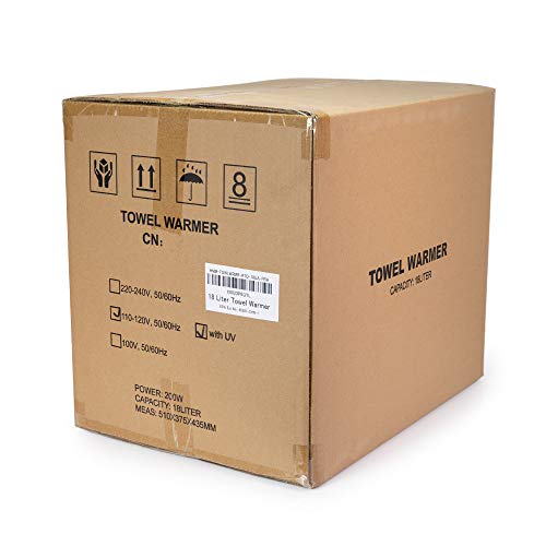 WYZworks 18L Double Rack 175 Degree Aluminum Interior Electric Hot Towel Warm...