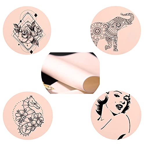 Blank Tattoo Skin Practice - WZPB 10Pcs Tattoo Practice Skin 8x6 Fake Tattoo ...