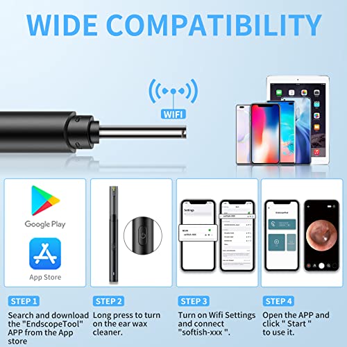 Ear Wax Removal Tool with Endoscope - Xanland Digital Earwax Remover Tool wit...