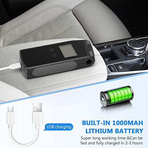 Breathalyzer, XCAI Professional Alcohol Tester, USB Rechargeable Portable Dig...