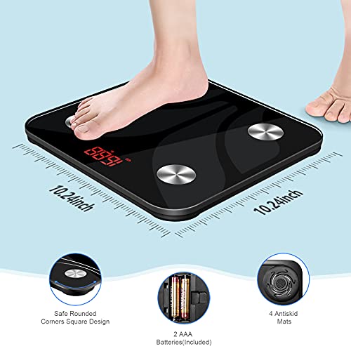 XCXP XCXJ XCJC Weight Digital Body Fat Scales: Smart Bluetooth Bathroom Accur...