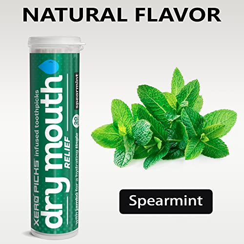 Xero Picks Dry Mouth - Infused Flavored Toothpicks for Long Lasting Fresh Bre...