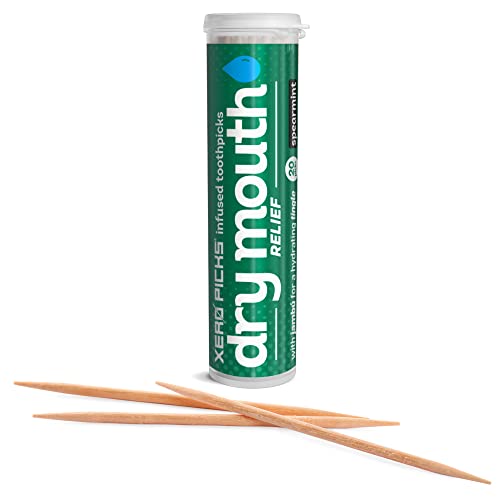 Xero Picks Dry Mouth - Infused Flavored Toothpicks for Long Lasting Fresh Bre...