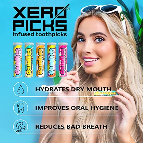 Xero Picks - Infused Flavored Toothpicks for Long Lasting Fresh Breath - Vari...
