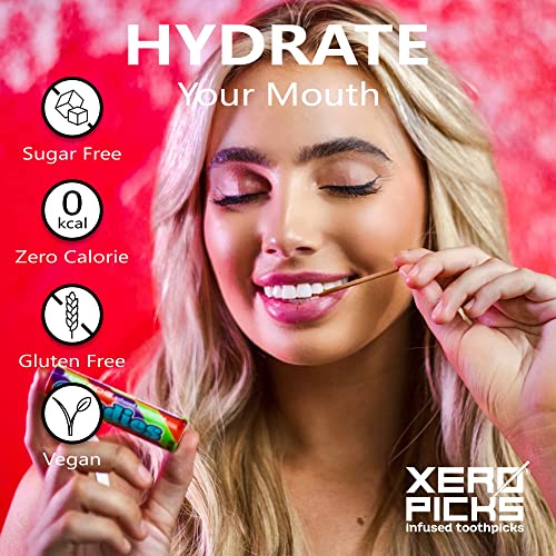 Xero Picks - Infused Flavored Toothpicks for Long Lasting Fresh Breath - Vari...