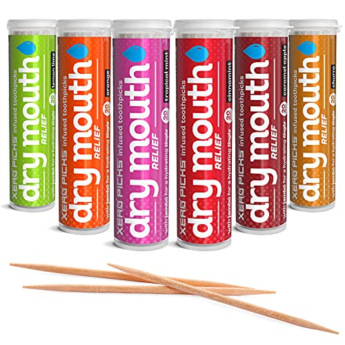 Xero Picks - Infused Flavored Toothpicks for Long Lasting Fresh Breath - Vari...