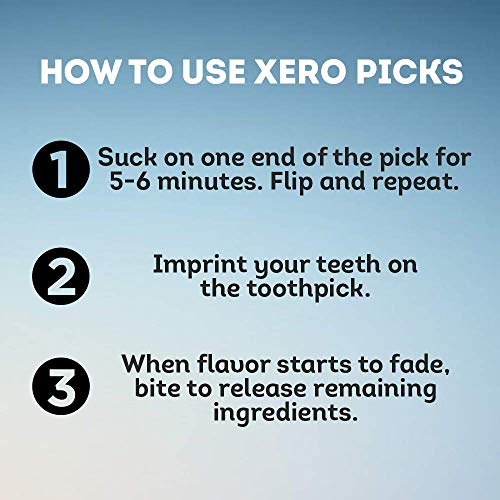 Xero Picks Infused Flavored Toothpicks to help QUIT Smoking Aid - NICOTINE FR...