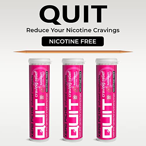 Xero Picks Infused Flavored Toothpicks to help QUIT Smoking - NICOTINE FREE (...