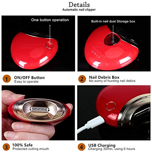 Electric Nail Clippers Baby Nail File Nail Trimmer Nail Cutter Nail Scissors ...