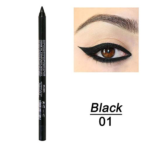 1 PC Gel EyeLiner Pencil Matte Shimmer Strong Pigmented Long Lasting Waterpro...