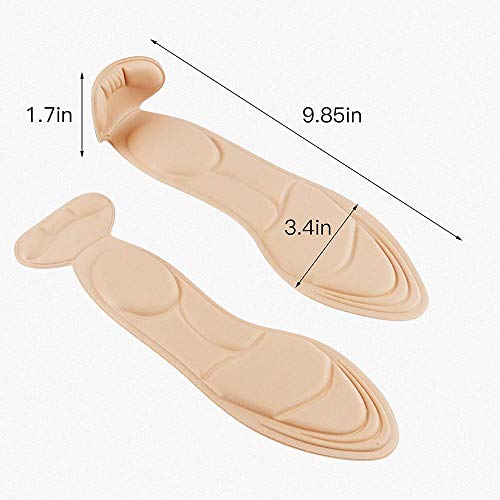 2020 New Heel Insoles, Shoe Insoles, Heel Cushions, Sponge Shoes Pads with Hi...