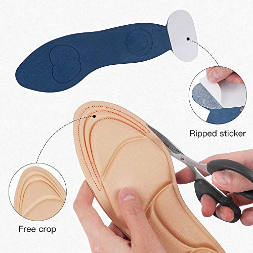 2020 New Heel Insoles, Shoe Insoles, Heel Cushions, Sponge Shoes Pads with Hi...