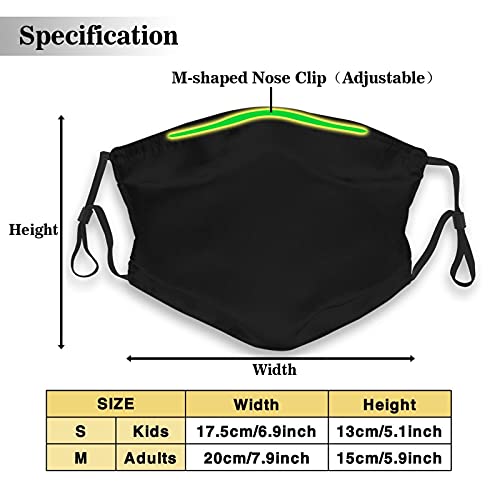 2 Pcs Progress Loading Mouth Muffle Cool Christmas Face Mask Reusable Comfort...