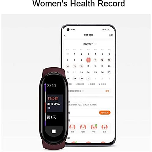 Xiaomi Mi Band 6 Activity Tracker High-Res 1.56" AMOLED Screen, SpO2 Monitor,...