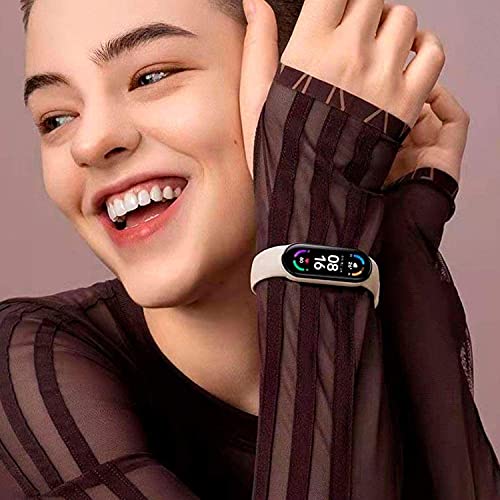 Xiaomi Mi Band 6 Activity Tracker High-Res 1.56" AMOLED Screen, SpO2 Monitor,...