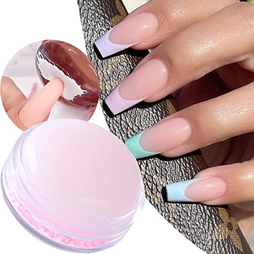 Silicone Nail Stamper, Nail Art Stamper, Clear Jelly Stamper for Nails, Pink ...