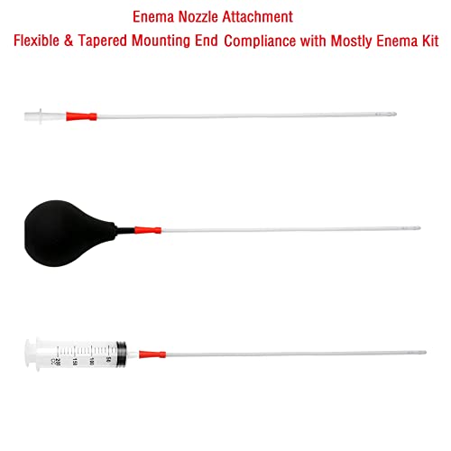 10Pcs 16" x 18FR Enema Nozzle Rectal Colon Tube Kit for High Enema Coffee Cle...