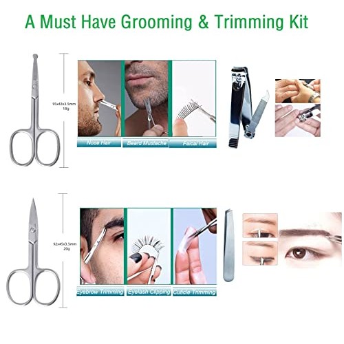 Beauty Grooming Eyebrow Scissor Men Women Facial Nose Hair Scissor Curved Rou...