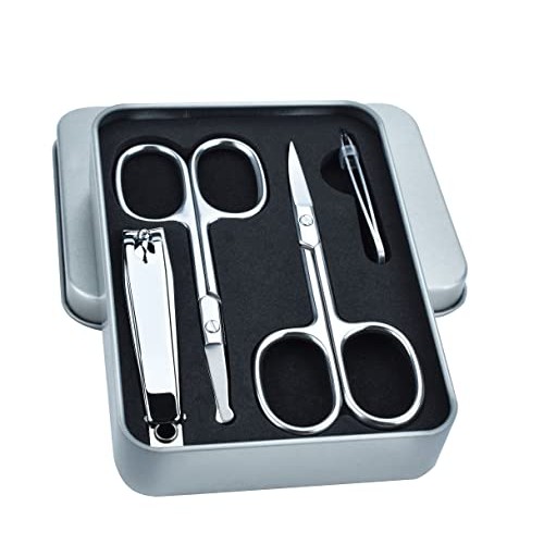 Beauty Grooming Eyebrow Scissor Men Women Facial Nose Hair Scissor Curved Rou...