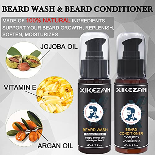 Beard Straightener Kit,Beard Growth Grooming Kit w/Beard Straightener,Heat Pr...