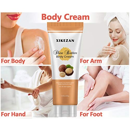 Body Scrub,9 Packs Travel Size Foot Hand Care Scrub & Body Cream for Skin Car...