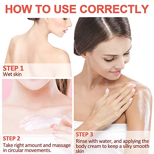 Body Scrub,9 Packs Travel Size Foot Hand Care Scrub & Body Cream for Skin Car...