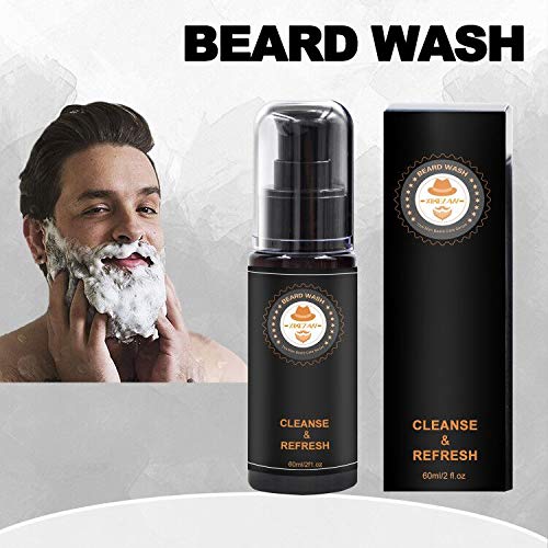 Upgraded Beard Grooming Kit w/Beard Conditioner,Beard Oil,Beard Balm,Beard Br...