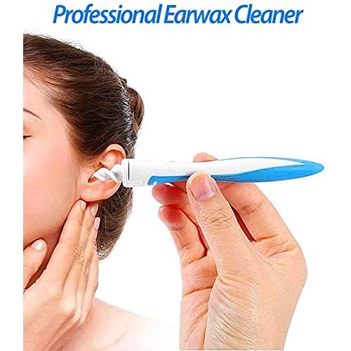 Q-Grips Earwax Remover Safe Spiral Ear Wax Removal Tool, 16 Pcs Ear Cleaner w...