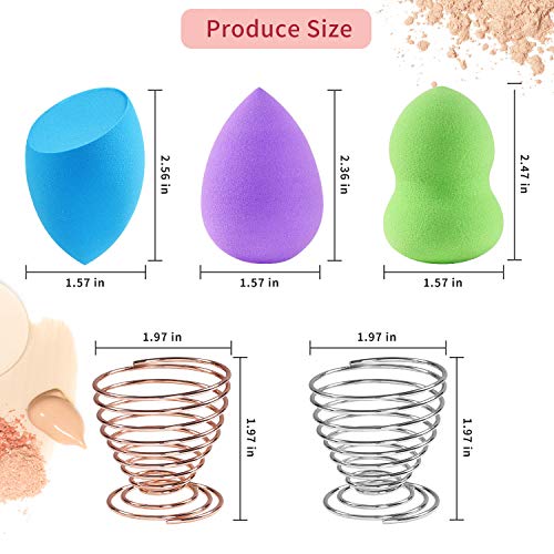 Makeup Sponge 18 Pcs Set-Beauty Sponge Foundation Blending Sponge with 2 Pcs ...