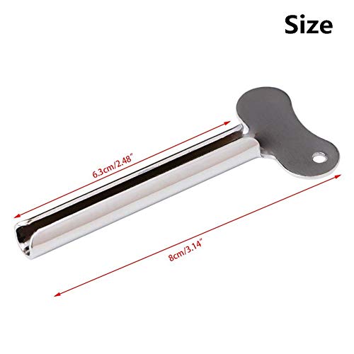 Xinhongo 6 Pcs Stainless Steel Toothpaste Tube Squeezers Metal Key Toothpaste...