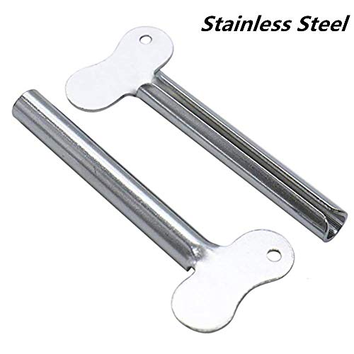 Xinhongo 6 Pcs Stainless Steel Toothpaste Tube Squeezers Metal Key Toothpaste...
