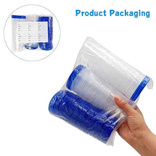 15 Pack Disposable Specimen Cups Seal Sample Collection 4oz