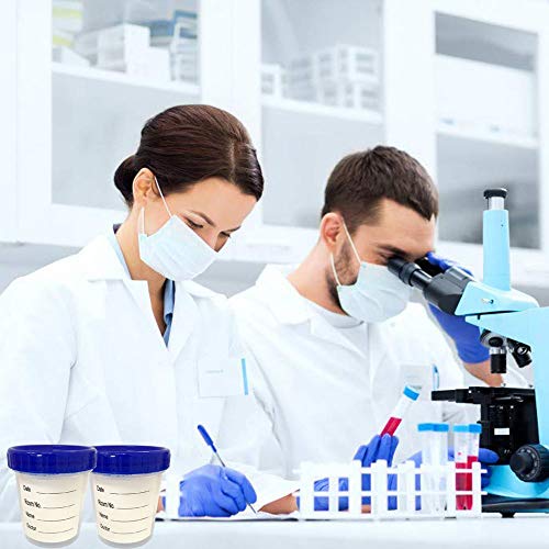 15 Pack Disposable Specimen Cups Seal Sample Collection 4oz